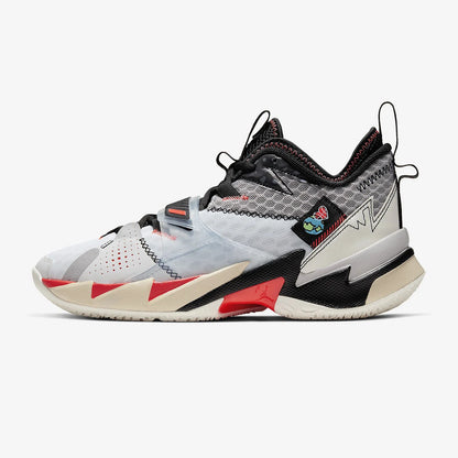 Zapatillas de baloncesto Nike Genuine JORDAN para hombre, de caña media, acolchadas y resistentes CD3002-101