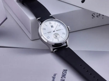Milifortic 38MM Minimalist Jumping Hour Auto Watch Man R088 Sapphire Crystal 10ATM Vintage Stainless Steel Mechanical Watches