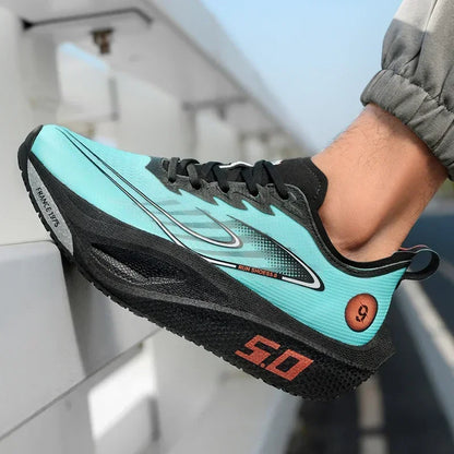 Unisex 2025 Full Carbon Plate Running Shoes Professional Marathon Racing Lightweight Bounce Cushion Breathable Sports Sneakers