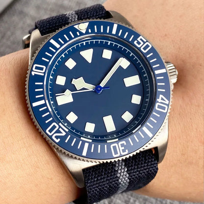 Titanium Case Tandorio 42mm Retro FXD NH35 PT5000 Mechanical Men Watch Sapphire 200M Diver Watches Luminous Montres hommes