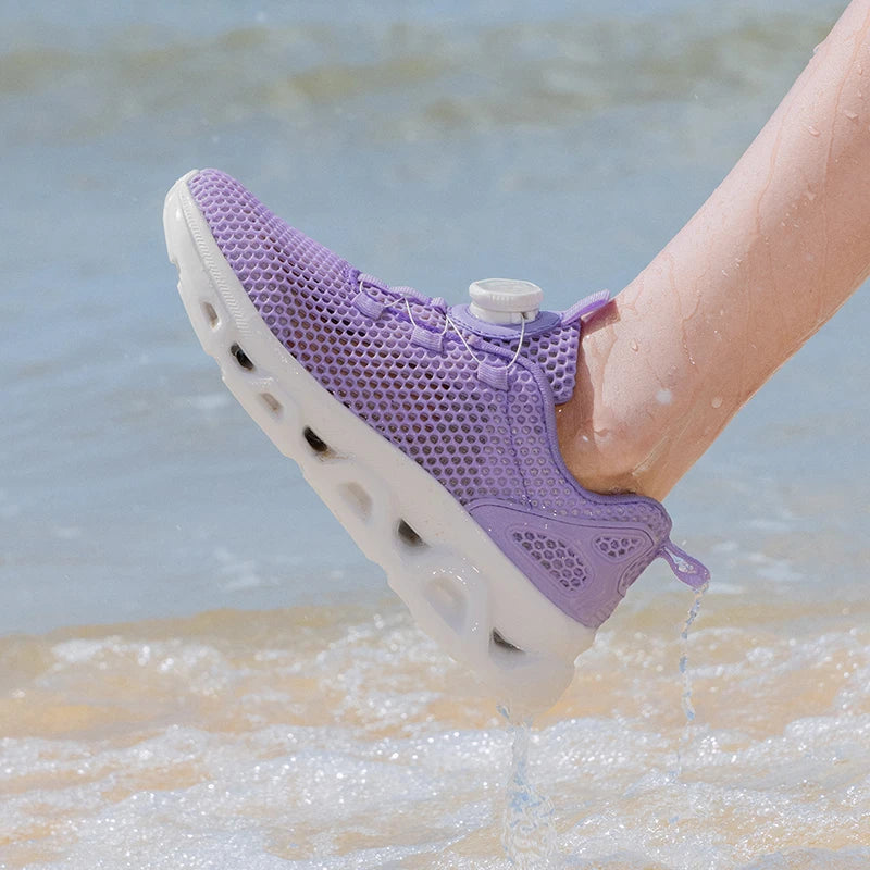 2026 Men Women Quick-Dry Wading Shoes Water Breathable AquaIn Upstream Antiskid Outdoor Sports Wearproof Beach Sneakers 39-46