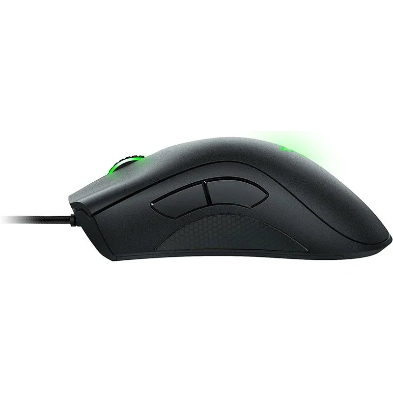 Ratón gaming con cable Razer DeathAdder Essential / Ratón con cable 6400DPI con 5 botones independientes para portátil y PC gamer