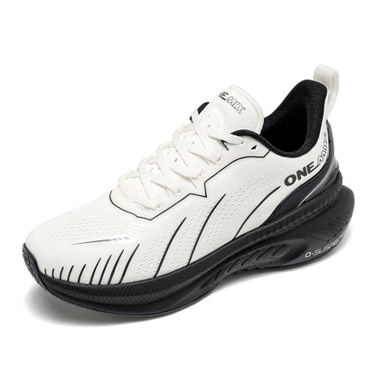 ONEMIX New Cushioning Running Shoes For Men Suitable for Heavy Runners Lace-Up Sports Women Non-slip Outdoor Athletic Male Sneakers