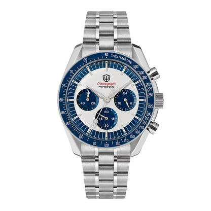 Reloj para hombre Watchdives New Wd1863 de cuarzo VK63, cronógrafo, cristal de zafiro abombado, resistente al agua, 39Mm, acero, marca líder, lujo, negocios