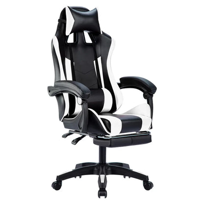 Sedie gaming racing girevoli da fabbrica per gamer con poggiapiedi