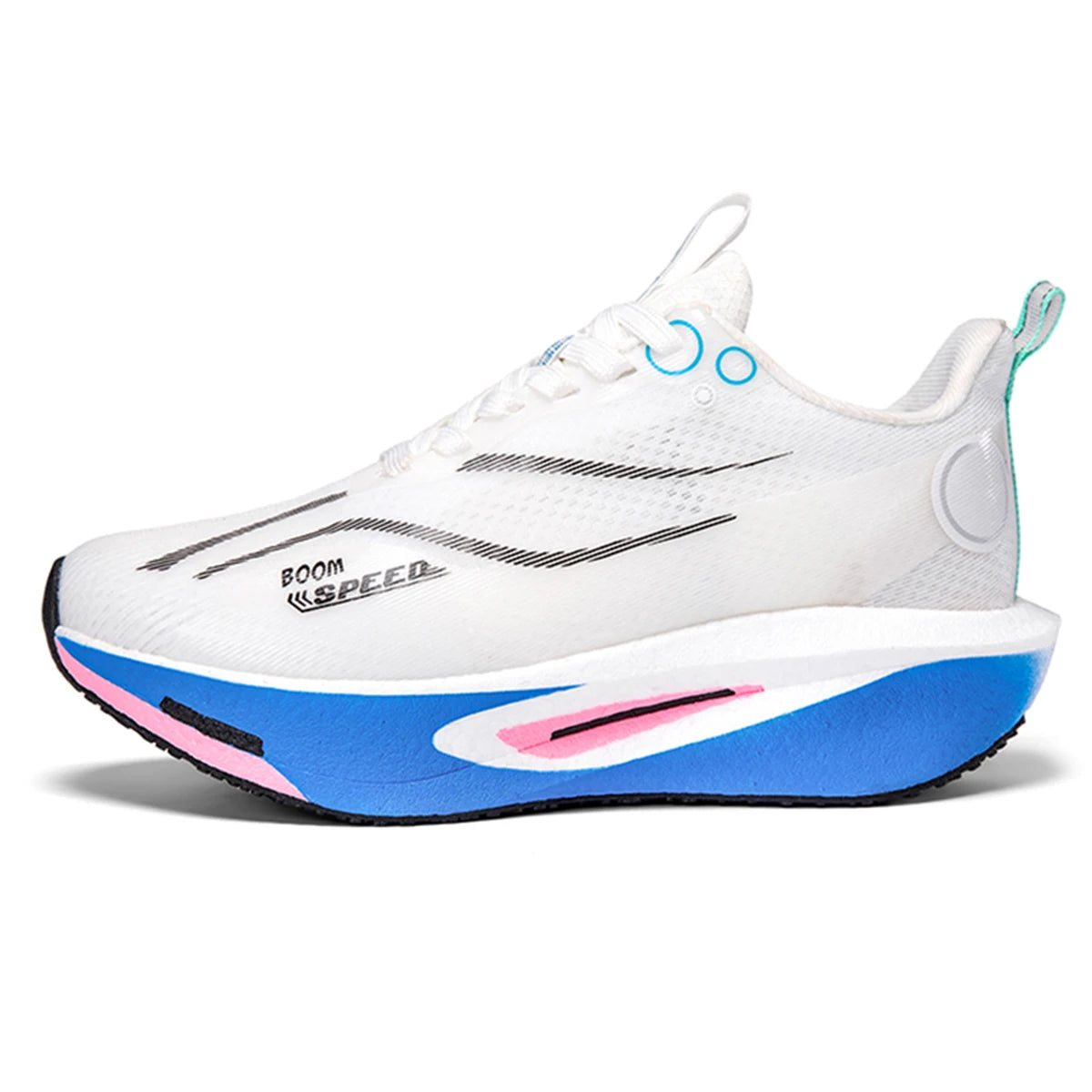 Scarpe da running con piastra in carbonio uomo donna, sneakers professionali da maratona e gara, traspiranti e leggere, per corsa su strada e allenamento