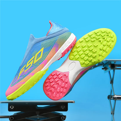 Chaussures de Football pour hommes, bottes de Football ultralégères pour adultes, crampons d'intérieur, antidérapants, Fg sur gazon, confortables, nouvelle collection