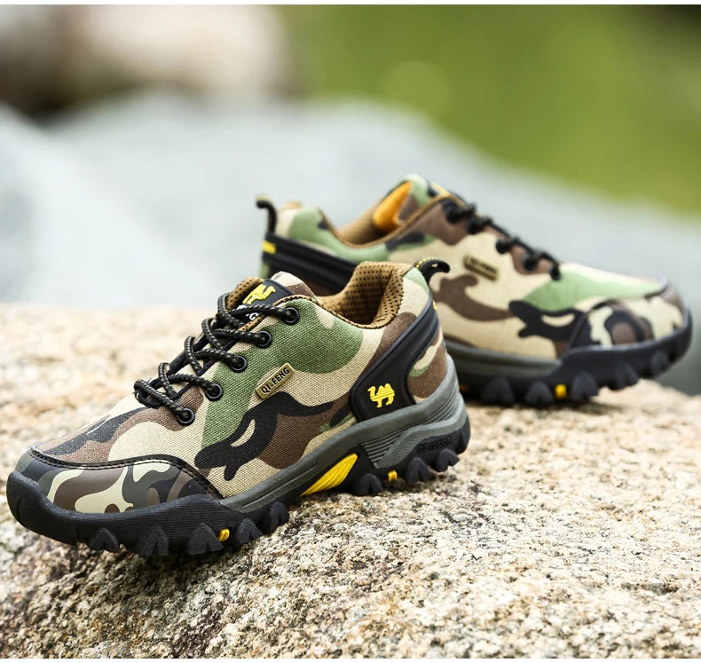 Casual Shoes Men Summer Outdoor Sneakers Women’s Footwear Trainer Waterproof Camouflage Army Shoe Male Military Shoes Tennis Jeans