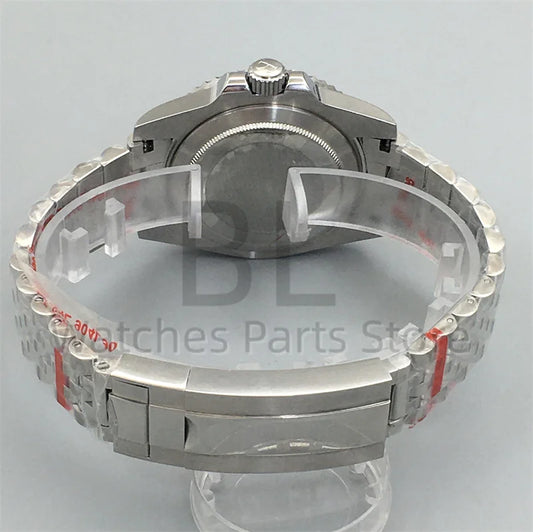 Pánské hodinky BLIGER 40 mm 515 24H GMT, spona z nerezové oceli, luminiscenční kvartzový strojek, keramická luneta, vodotěsnost 10 bar, safírové sklo