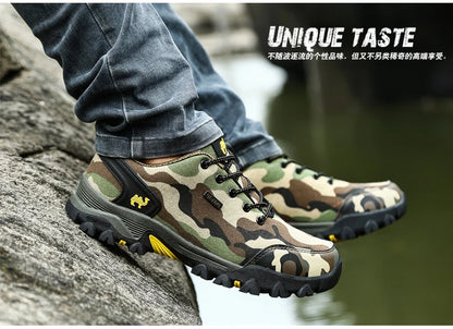 Casual Shoes Men Summer Outdoor Sneakers Women’s Footwear Trainer Waterproof Camouflage Army Shoe Male Military Shoes Tennis Jeans