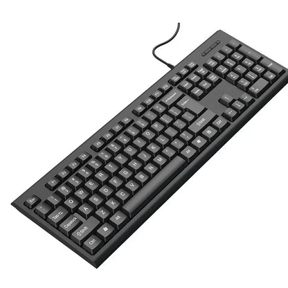 Teclado gaming RGB USB con cable de 104 teclas, cable de 1.3M, teclado de membrana con sensación mecánica para PC, portátil, Windows e IOS