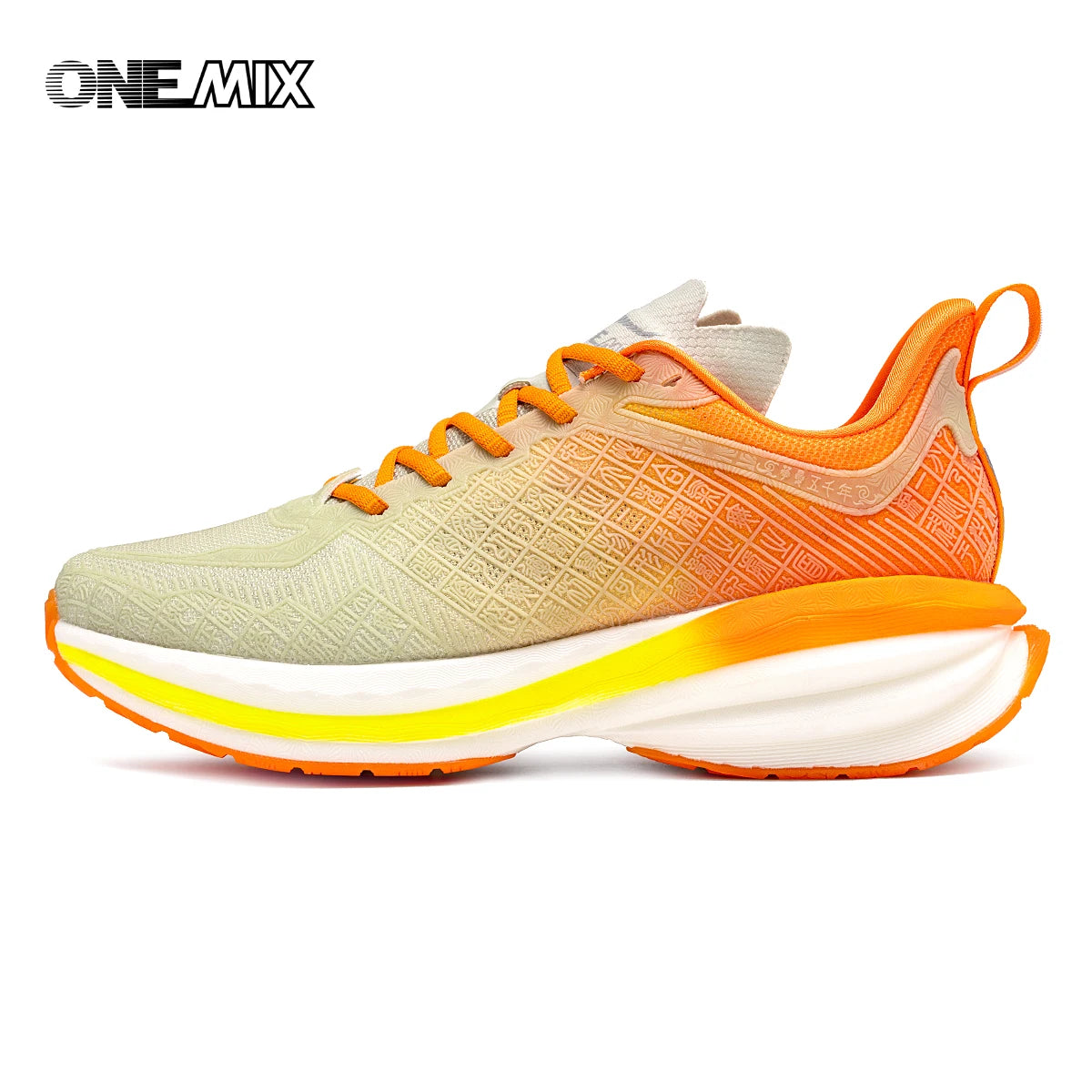 ONEMIX 2025 Chinese Sports Shoes New Shock-absorbent Men Running Shoes Non-slip Breathable Lightweight Outdoor Women Sneaker