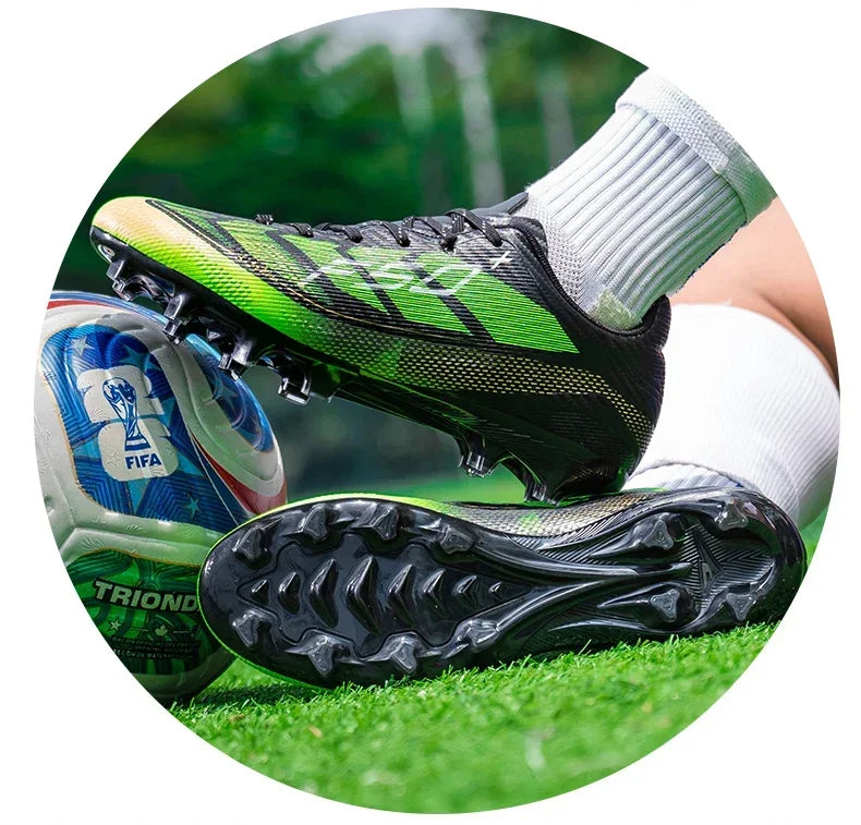 Nouvelles chaussures de football pour hommes, chaussures de sport antidérapantes pour terrain en gazon, baskets professionnelles, chaussures d'entraînement pour activités sportives en extérieur, chaussures de match, modè