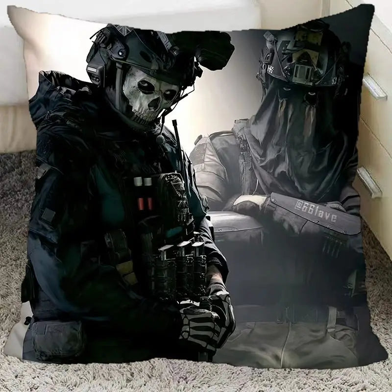 Anime Call of Duty Ghost Keegan Konig Cosplay 45CM Throw Pillows Soft Waist Sofa Cushion Throw Bedroom Pillows