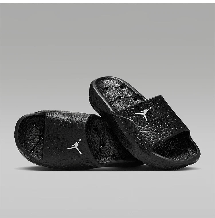 Sandalias de baño Nike Genuine Jordan para hombre con textura agrietada HQ2163-001