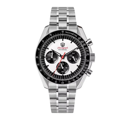 Reloj para hombre Watchdives New Wd1863 de cuarzo VK63, cronógrafo, cristal de zafiro abombado, resistente al agua, 39Mm, acero, marca líder, lujo, negocios