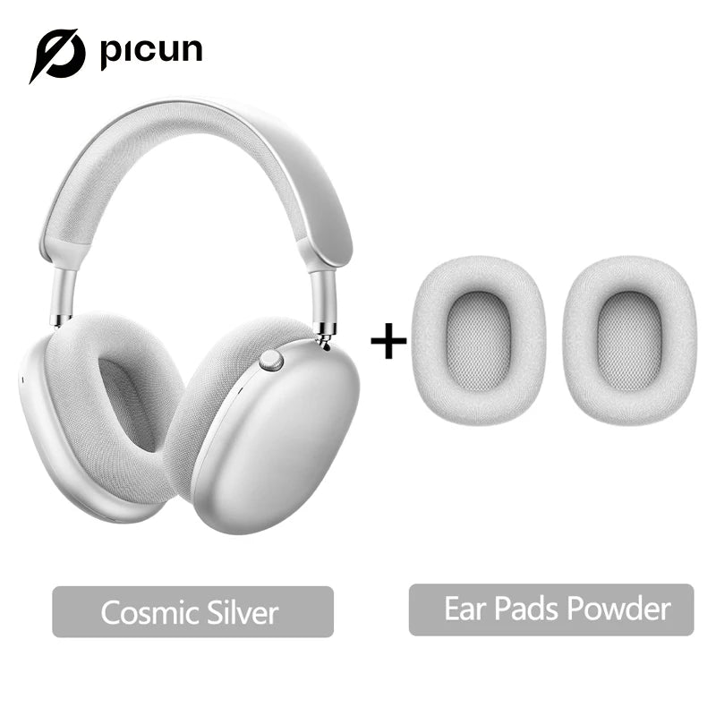 Cuffie wireless Picun F8MAX ANC, cancellazione attiva del rumore ibrida 59dB, audio spaziale, auricolari Bluetooth 6.0, headset over-ear 180H