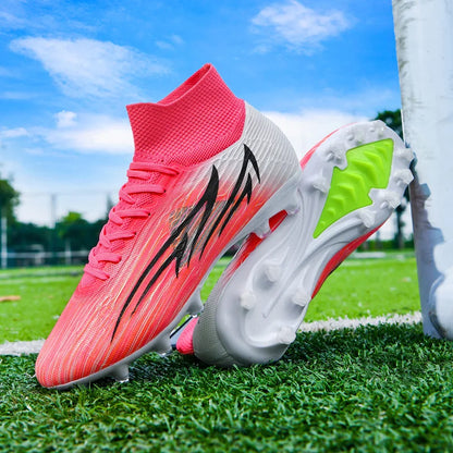 Nouvelles chaussures de football pour hommes, chaussures d'entraînement professionnelles, baskets de match, chaussures de football ultralégères, chaussures de sport pour l'extérieur, antidérapantes, unisexes