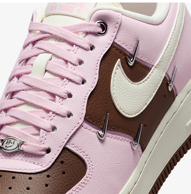 Nike Air Force 1 autentiche da donna, scarpe basse da skateboard traspiranti e resistenti all’usura IO7595-211