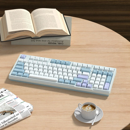 Keycaps KBDiy GMK Illusion perfil Cherry de PBT de doble inyección ISO para kit de teclado mecánico gamer, estilo retro gaming