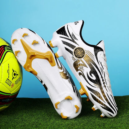 Scarpe da calcio da uomo, comode e traspiranti, per ragazzi, leggere e antiscivolo, scarpe da allenamento per erba, turf e sport all’aperto