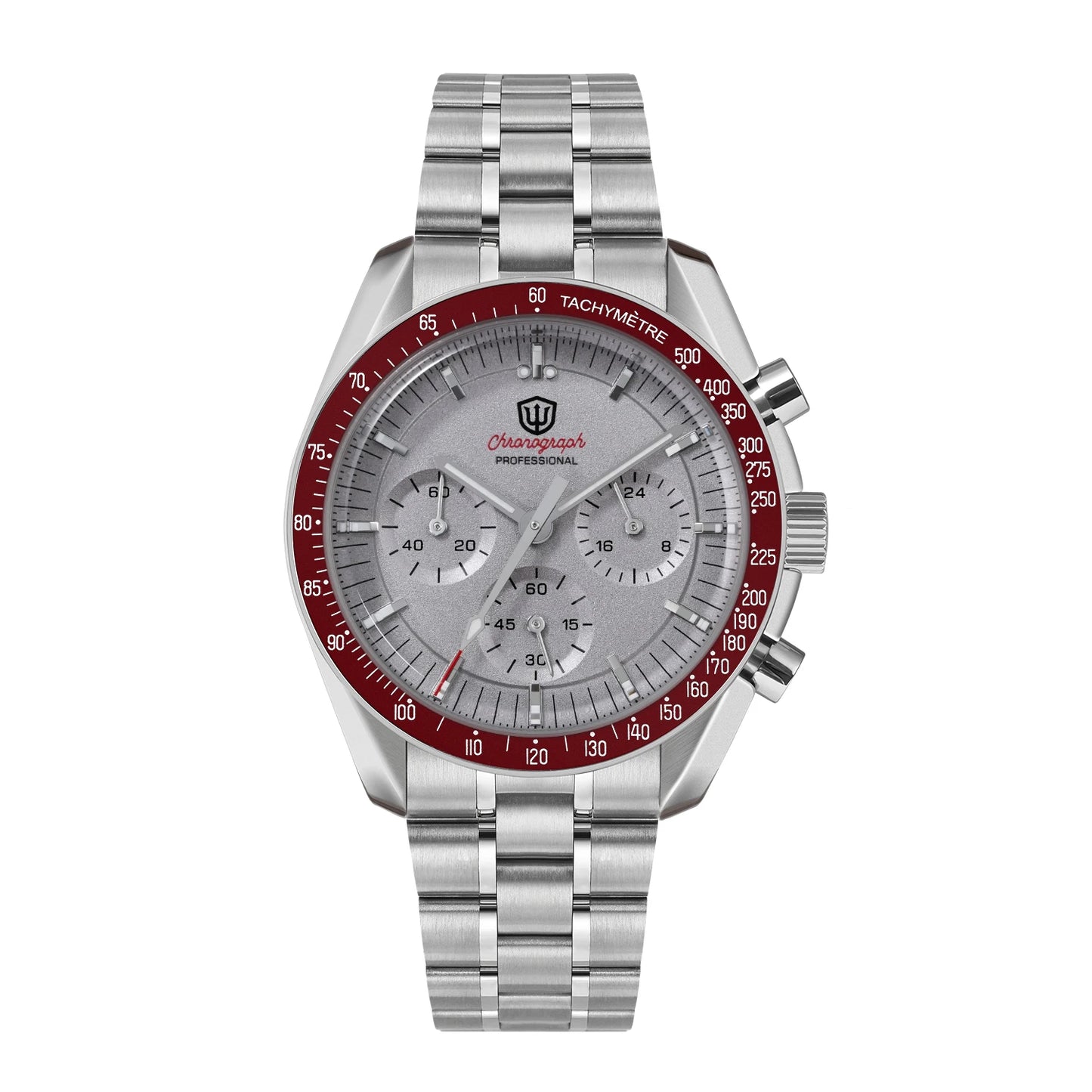 Reloj para hombre Watchdives New Wd1863 de cuarzo VK63, cronógrafo, cristal de zafiro abombado, resistente al agua, 39Mm, acero, marca líder, lujo, negocios