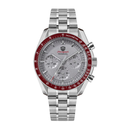 Reloj para hombre Watchdives New Wd1863 de cuarzo VK63, cronógrafo, cristal de zafiro abombado, resistente al agua, 39Mm, acero, marca líder, lujo, negocios