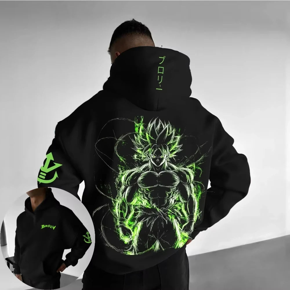 Sudadera pulóver Dragon Broli Genuine Joint para hombre, nueva colección otoño-invierno 2025, corte holgado casual, para gimnasio y deporte, estilo hip hop americano