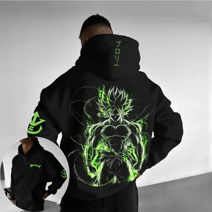Sudadera pulóver Dragon Broli Genuine Joint para hombre, nueva colección otoño-invierno 2025, corte holgado casual, para gimnasio y deporte, estilo hip hop americano