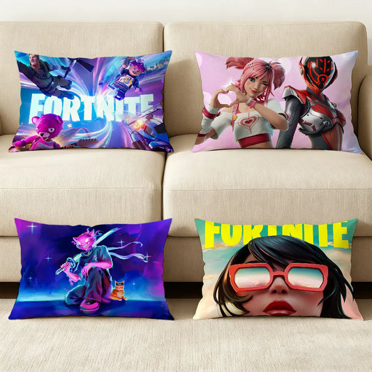Battle royale game F-Fortnite c cushion cover Hit product Sofa living Room Office Rectangle Pillow Home Coffee Shop Bedding