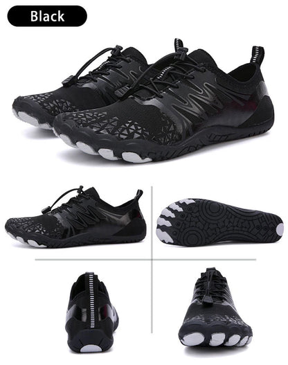 EOCENE men and women barefoot outdoor sports aqua shoes, quick-dry beach swimming fitness wading hiking cycling water sneakers