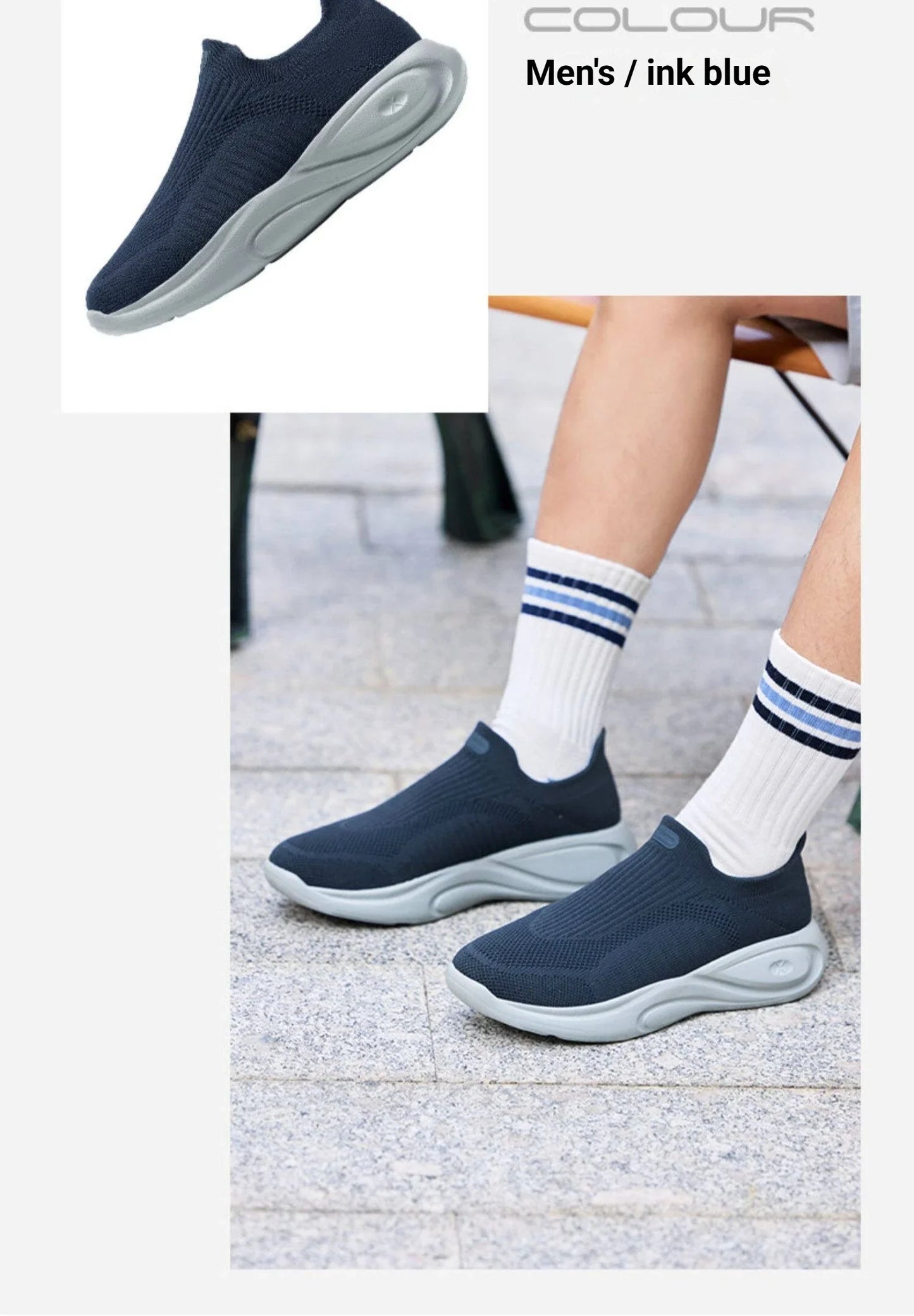 Xtep Anti-Slip Lightweight Soft Mid sole Rebound For Male Breathable Comfortable Casual Shoes 874219320013