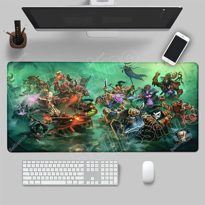 World Of Warcraft 90x40 stor gaming-musemåtte til spilbord, Csgo, naturgummimåtte, Grande Gamer, XXL computermusemåtte