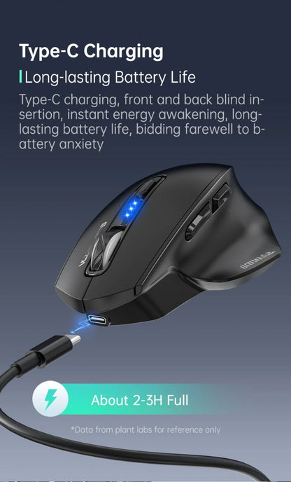 Ratón USB con cable, retroiluminación RGB, silencioso, ergonómico y DPI ajustable para ordenador de sobremesa, portátil, PC, oficina, gaming, hogar y uso diario en el trabajo