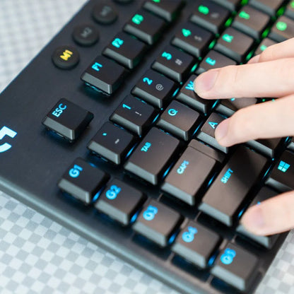 Tasti per tastiera meccanica da gaming wireless compatibili con Logitech G913TKL, G915, G813 e G815 RGB trasparente
