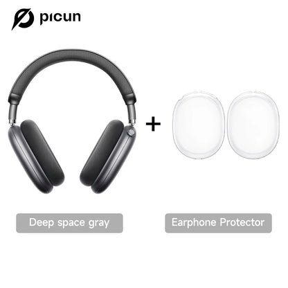 Cuffie wireless Picun F8 Pro ANC con head tracking, audio spaziale 3D, ANC -52dB, headset Bluetooth Hi-Fi, microfono HD ENC, app a bassa latenza