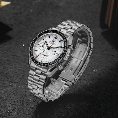 Reloj para hombre Watchdives New Wd1863 de cuarzo VK63, cronógrafo, cristal de zafiro abombado, resistente al agua, 39Mm, acero, marca líder, lujo, negocios