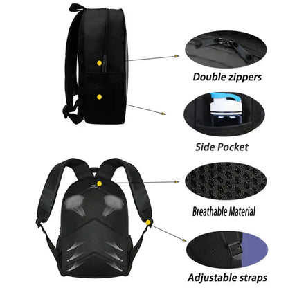 Zaino Fortnite Cartoon con tasca frontale e astuccio 2 pz - Set scolastico per bambini e bambine dai 5 agli 8 anni, regalo per il rientro a scuola