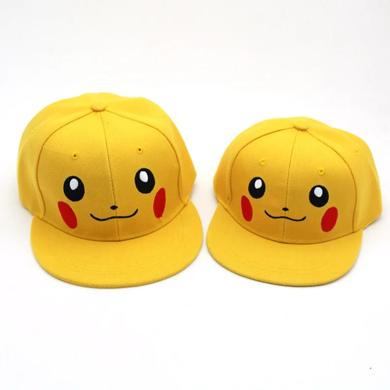 Καπέλο Anime Pokemon Καπέλο μπέιζμπολ Ρυθμιζόμενο Pikachu Cosplay Hip Hop Κινουμένων Σχεδίων Καπέλα για Ενήλικες Αγόρια Κορίτσια Παιδιά Δώρα Γενεθλίων