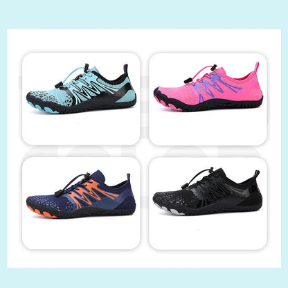EOCENE men and women barefoot outdoor sports aqua shoes, quick-dry beach swimming fitness wading hiking cycling water sneakers