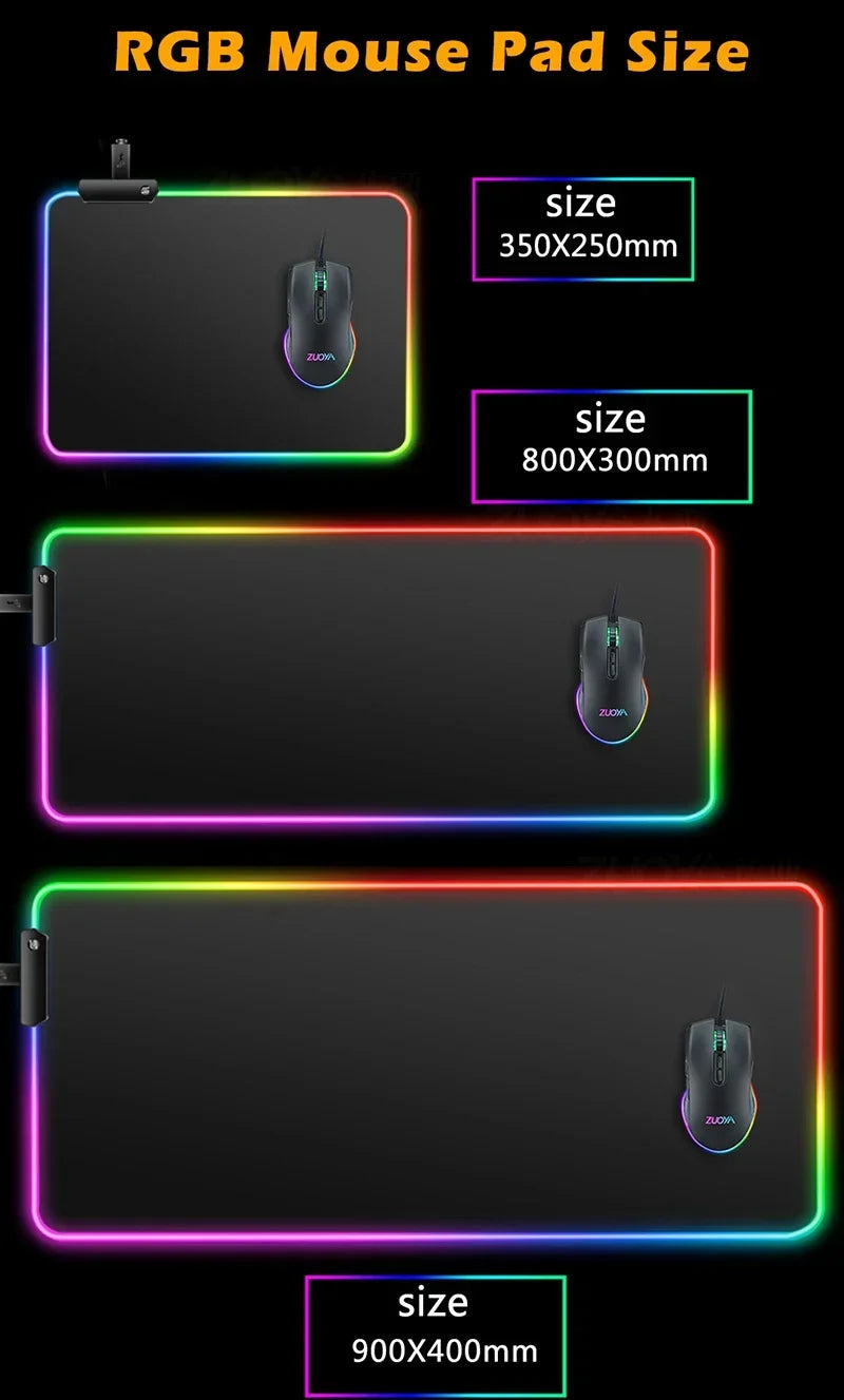 RGB Apex Legends Keyboard Mousepad Computer Gaming Cool Mouse Pad Speed Large Accessories Mouse Mats Office Desk Protector Mat