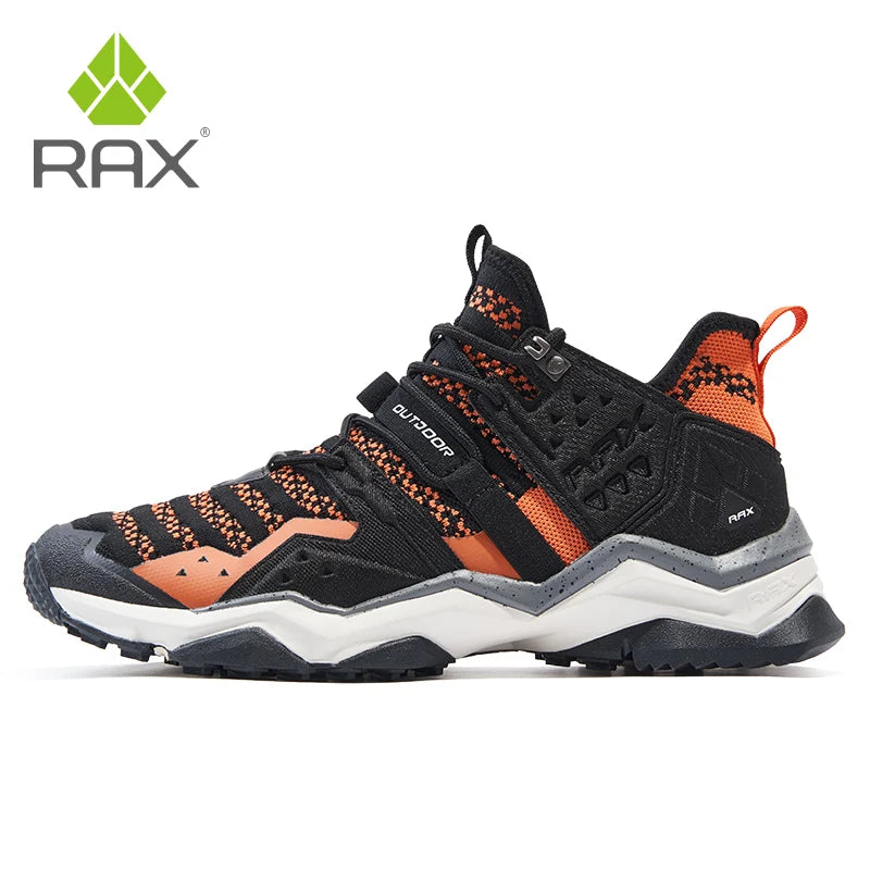 RAX Outdoor Breathable Hiking Shoes Men Lightweight Walking Trekking Wading Shoes Sport Sneakers Men Outdoor Sneakers Male