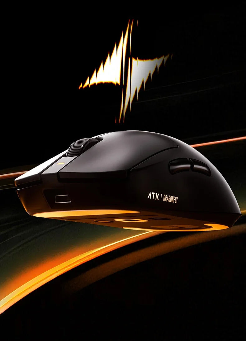 Ratón gaming inalámbrico ATK A9 Ultra Tri Mode 8K 53g ligero A9/A9 SE/A9 Plus/A9 Pro para PC e-sports, regalo personalizado