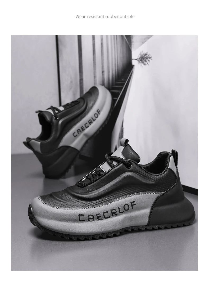 Brand protection 2026 new men's lightweight non-slip breathable wear-resistant running sports fashion versatile casual shoes