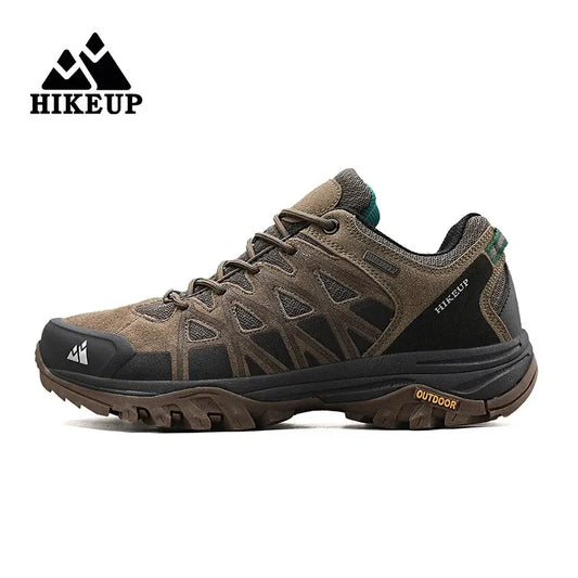 HIKEUP Scarpe outdoor da uomo per escursionismo, sport e tempo libero, scarponcini da trekking in montagna e campeggio, sneaker antiscivolo e resistenti all’usura