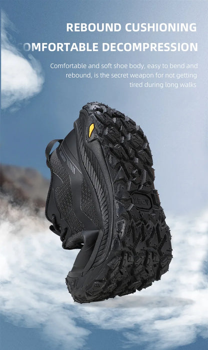 HUMTTO Trekking Shoes for Men Mountain Climbing Sneaker Outdoor Sports Shoe Breathable Walking Casual Sneakers Man Hiking Boots