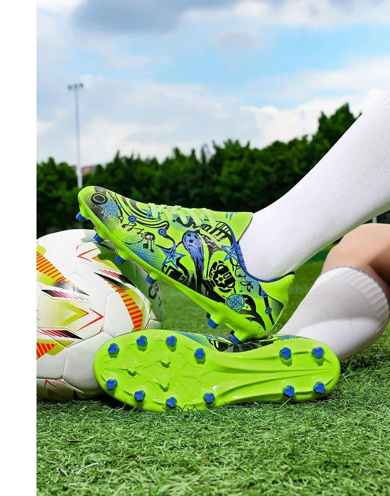 Nouvelles chaussures de football pour hommes et garçons, chaussures de football originales TF/AG, chaussures de football professionnelles pour terrain intérieur, crampons de football, baskets antidérapantes.