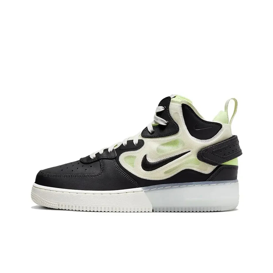 Zapatillas unisex Nike Air Force 1 Mid - Sujeción del tobillo, comodidad clásica acolchada y durabilidad para uso durante todo el día DQ7666-001