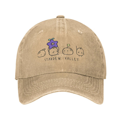 Καπέλο μπέιζμπολ Stardew Valley Sun y2k Αστείο Unisex-Έφηβοι Πλυμένα καπέλα χιπ χοπ Αντηλιακό σχέδιο Καπέλο Snapback για υπαίθρια αθλήματα Δώρο