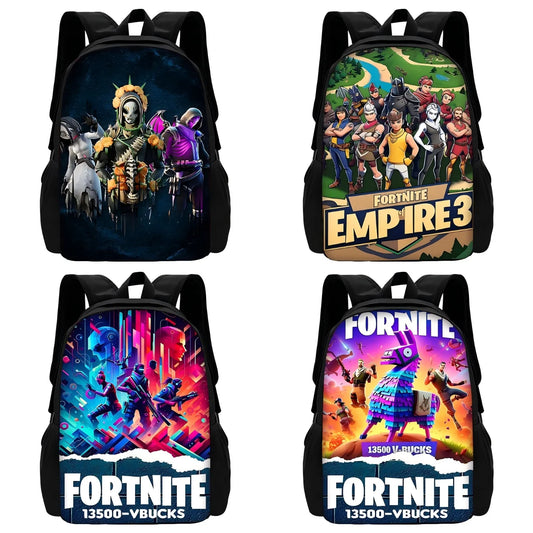Classic Game FortniteS Kids Backpacks Boys and Girls Student Birthday Gift Child School Bags Unisex Camping Durable Rucksack